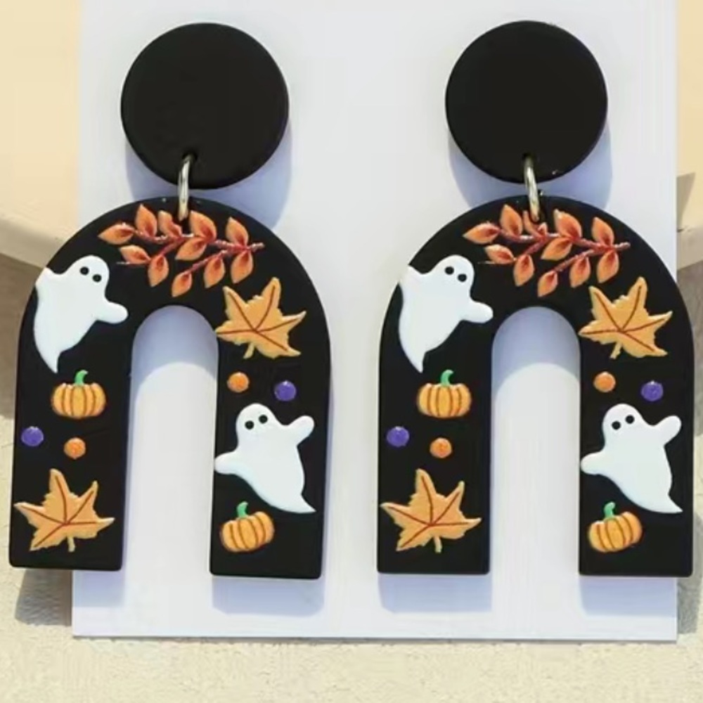 Acrylic Ghost Earrings